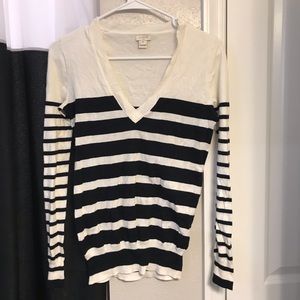 Jcrew striped lightweight sweater